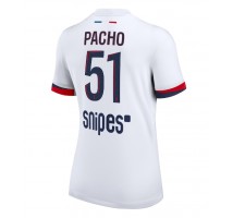 Paris Saint-Germain Willian Pacho #51 Koszulka Wyjazdowa damskie 2025-26 Krótki Rękaw